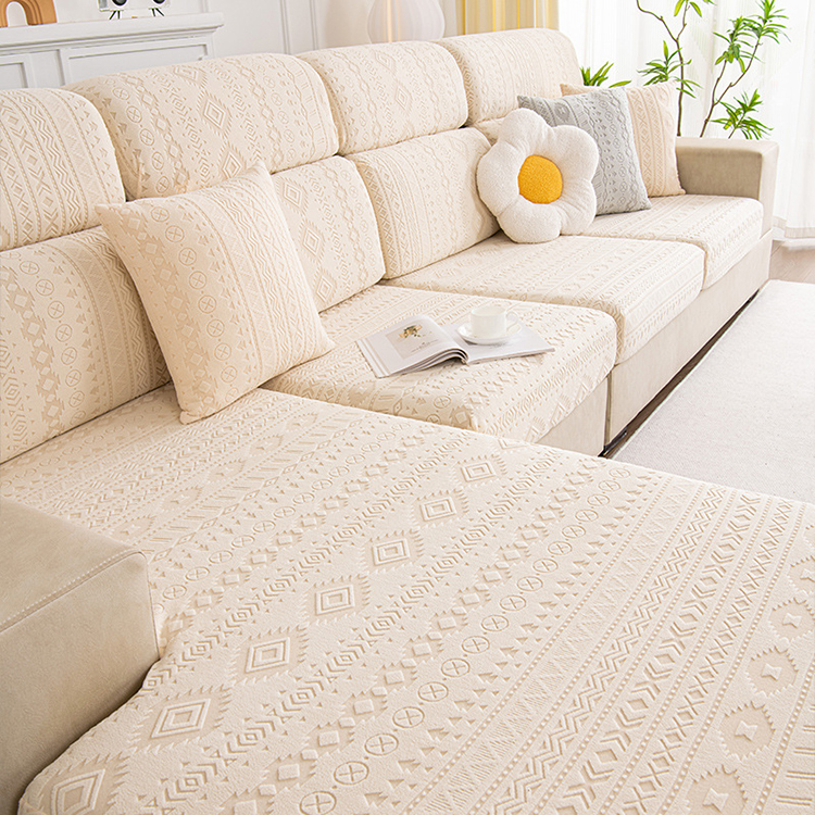 Jacquard elasztikus gyapjú kanapé borító